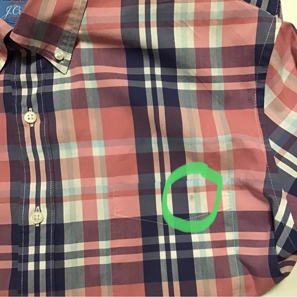 J. Crew slim untucked secret wash shirting men’s plaid shirt multicolor - Picture 7 of 10
